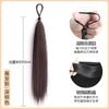 Pacote de cabelo automático cabeça de bola peruca anel de cabelo simulação de cabelo flor cinta saco de cabelo natural fofo aumentando o volume baixo cabelo amarrar updo