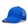 2025 Amazon Transfronterizo Primavera y Verano Niños Algodón Puro Seis Piezas Gorra de Malla Gorra Publicitaria de Corona Dura con Logo Impreso en el Logo Botón de Moda