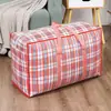 Bolsa de equipaje portátil para estudiantes de dormitorio que se mudan a una habitación nueva, bolsa de mudanza de gran capacidad, bolsa con cremallera impermeable