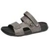 Sandalias para Hombre 2026 Verano Nueva Moda Antideslizantes Suela Suave Sandalias sin Cierre para Papá Doble Uso Chanclas de Playa