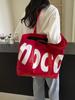 Bolso Tote para Mujer 2026 Nuevo de Gran Capacidad para Viajar en Transporte Público Verano Lona Versátil Casual Simple Bolso de Hombro de Mano