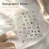 FULL BEAUTY Nuevas Pegatinas Transfronterizas Doradas y Plateadas de Estrella, Luna, Sol para Uñas Pegatinas de Estrella para Uñas Pegatinas para Uñas DIY