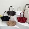 Estilo de Nicho de Gama Alta Otoño e Invierno 2026 Nueva Moda Versátil Casual Simple Estilo Occidental Elegante Gran Capacidad Bolso de Hombro y de Mano