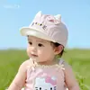 Gorros para Bebés para Primavera y Verano, Gorros con Protección Solar para Bebés y Niños, Gorras Finas con Temática de Gatos para Niños, Gorras de Béisbol Pequeñas para Bebés