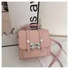 Bolsa Multiuso Nova Primavera Casual Pequena Bolsa de Mão Borboleta Mochila Bolsa Feminina Nova Bolsa de Ombro Único Crossbody Pequena Bolsa Quadrada