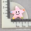 Estrella de mar cara sonriente estrella de cinco puntas accesorios de resina pegamento de crema DIY bolsa de materiales para hebilla de zapato con agujero, tiara, pasador de pelo