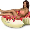 Flotador Inflable de Donut para Niños, Modelo Nuevo Transfronterizo Europeo y Americano, Tamaño Grande, PVC Espesado Inflable Color Café Donut
