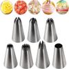 Conjunto Bico Puff de Fábrica Aço Inoxidável Bico Manteiga Biscoitos Folhas Bico de Aperto Bico Trançado Ferramentas de Confeitaria
