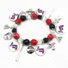 Pulsera Elástica de Cuentas de Béisbol MLB Merchandising de Equipo Transfronterizo Pulsera Unisex Fuente de Fábrica Venta al por Mayor
