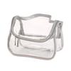 Bolsa de Cosméticos Criativa a Laser Cinderela Bolsa de Higiene Pessoal Portátil de Viagem Grande Capacidade Bolsa de Armazenamento Portátil de PVC