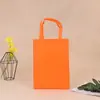 Bolsa de mano con recubrimiento de fabricante de origen en stock al por mayor en blanco para compras ropa bolsa no tejida plegable imprimible logo