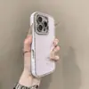 Capa com Borda de Glitter e Strass Adequada para Capa de Celular Apple 15 Pro Max, iPhone 16 à Prova de Choque, Novo Modelo para 13, 14, com um Toque de Luxo Leve e de Alta Qualidade