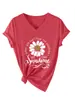 Cuando No Puedes Encontrar Camisetas de Manga Corta con Cuello en V para Mujer Casuales, de Moda y con Estilo en Amazon, Ebay o Sitios Web Independientes