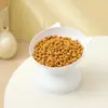 Tigela de plástico para gato, tigela para cachorro, tigela de comida para gato, tigela de comida para gato, tigela para cachorro, tigela para cachorro, tigela de água, tigela dupla, tigela para pet com proteção para vértebra cervical