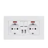 Enchufes Alemanes/Franceses/Reino Unido/EE. UU. Estilo Europeo desde 100, Interruptores de Pared Ocultos Estándar Italiano/Israel