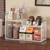 Prateleira de Armazenamento para Bancada de Cozinha Sala de Estar Armazenamento de Lanches Prateleira de Armazenamento para Mesa de Jantar Mesa de Escritório Porta-Copos e Livros para Bancada