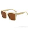 Nuevas gafas de sol de moda polarizadas de alta definición con montura cuadrada pequeña para mujer, gafas de conducción modernas, venta al por mayor transfronteriza.