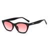 2024 nuevas gafas de sol retro ojo de gato chica popular marco pequeño libro rojo mujer populares en línea protección UV hombres