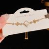 Celebridad de Internet Diseño Nicho de Alta Gama Pulsera Extraíble de Flor Dulce Exquisita Moda Pulsera Simple Elegante