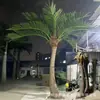 Árbol de coco artificial a gran escala, fibra de vidrio, resistente a los rayos UV, apto para uso en exteriores e interiores, ideal para hoteles, centros comerciales y diseño de paisajes tropicales