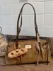 Bolsa Tote Transfronteriza 2025 para Mujer Nueva Moda Versátil Simple Retro de Mano para Axila Gran Capacidad Bolso de Hombro