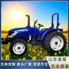 Tractor Lovo M704-2H Tracción en las Cuatro Ruedas Máquina Agrícola para Invernaderos con Arado Rotocultivador para Huertos y Zonas Montañosas, Multifuncional Diésel