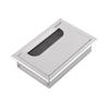 Caixa de enfiar mesa capa decorativa de mesa caixa de enfiar mesa de computador furo de enfiar gabinete de TV tampa de furo de fio tampa quadrada