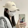 Boné Feminino 2025 Novo Primavera e Verão Top Profundo Mostrando o Rosto Cabeça Pequena Grande Proteção Solar Sombra Aba Larga Boné de Baseball para Homens