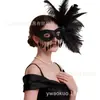 Máscara de Plumas y Borlas para Fiesta de Carnaval Máscara Sexy de Princesa Máscara para Fiesta de Halloween Baile de Máscaras Banquete