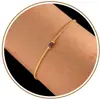 Aliexpress Comércio Exterior Estilo Europeu e Americano Pulseira Pedra de Nascimento de Dezembro para Uso Diário, Presente de Aniversário para Melhor Amigo, Atacado