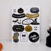 2023 Nuevo Halloween Transfronterizo Pegatina Graffiti Alienígena Personalizada Decoración DIY Pegatina para Computadora Equipaje Agenda