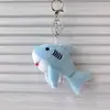 Colgante de Tiburón Lindo, Ballena Pequeña, Juguete de Peluche Simulado, Colgante para Llavero y Bolsa, Muñeco de Trapo de Vida Marina