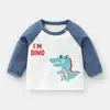 Camiseta de manga larga para bebé, top para bebé, camiseta básica de otoño para niños, ropa de primavera y otoño para niños, ropa para niñas, conjunto de otoño para recién nacidos