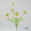 Flores Artificiais, Flores Falsas para Decoração de Casa, Arranjos Florais de Casamento, Planta de Grama Negra com 5 Cabeças, Arte Floral Fresca Pastoral, Flores de Seda Transfronteiriças