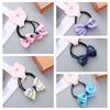 5 Pares de Lazos Hechos a Mano Estilo Coreano con Estampados, Bandas Elásticas de Alta Elasticidad para Niñas, Estudiantes de Primaria, Diademas, Accesorios para el Cabello al por Mayor