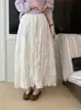 SUSAN 2026 Principios de Otoño Estilo Coreano Falda Suave de Cintura Alta Corte A con Textura Plisada T106h