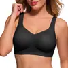 Sujetador de gelatina transparente con estampado de leopardo, sin aros, push-up, ropa interior cómoda para mujer, tallas grandes europeas y americanas, exclusivamente para comercio exterior