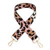Nueva Bandolera Colorida con Estampado de Leopardo, Correa Ancha para el Hombro, Ajustable, de un Solo Hombro, Cruzada, Accesorios para Bolsos de Correa Larga con Correa de Hombro Reemplazable
