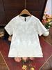 Nueva Camisa de Manga Corta Bordada Estilo Chino 2025 Verano Nuevo Transpirable Retro Vintage Seda Jacquard Top Camisa Estilo Nacional Fresco