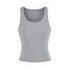 Camisola Sexy de Hombro Estrecho para Chica Atractiva Mujer Otoño Nueva Moda Top Interior sin Mangas Camiseta Básica Deportiva Americana