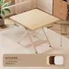 Mesa pequeña, mesa plegable, mesa de comedor para uso doméstico, mesa redonda sencilla para viviendas de alquiler, mesa portátil para exteriores para instalar puestos y comer