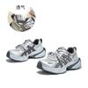 Zapatillas Gruesas para Mujer Primavera 2026 con Suela de Película de Succión, Parte Superior de Piel Genuina, Cordones Dobles, Zapatos Casuales Versátiles