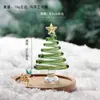 Adornos Navideños de Árbol de Navidad Hechos a Mano de Vidrio Zibo con Luces Decoración de Escritorio Regalos de Navidad Pequeños Regalos Artesanía de Vidrio