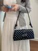 Bolsa de Mão Minimalista com Bolinhas de Nicho 2026 Novo Estilo Bolsa de Ombro para Sob o Braço Bolsa de Ombro da Moda para o Dia a Dia Feminina Tendência Transfronteiriça