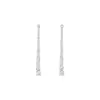 Pendientes de Alta Gama Estilo Europeo y Americano, Elegantes Pendientes Largos con Borlas, Pendientes Sencillos de Diamante y Circonita Brillantes, Pendientes al por Mayor