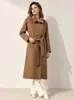 Casaco de pelo de camelo Casaco CEID temperamento luxo leve casaco de pelo de camelo lã clássico lã dupla face 26 Outono/Inverno Roupa Exterior Feminina
