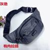 Bolsa de cintura de lona para deportes al aire libre de ocio, bolsa multifuncional de almacenamiento para hombro y pecho, bolsa retro de colección para fitness al aire libre, antirrobo