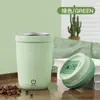 Taza Mezcladora Totalmente Automática, Taza Eléctrica Multifuncional Recargable para Café con Sello Interno de Acero Inoxidable 316, Uso Doméstico con Tapa