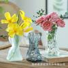 Vaso pequeno de vidro criativo vaso para arranjo de flores tulipa decoração de sala de estar de casa decoração de mesa decoração decoração atacado
