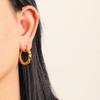 Pendientes de mujer de acero de titanio con diseño de nicho, con personalidad de moda, estilo europeo y americano, elegantes y combinables.